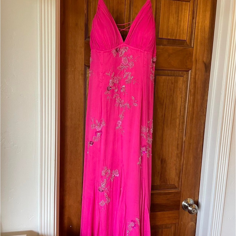 Pink prom dress